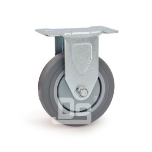 DS20 Series TPE Rubber Tread Plastic Core Rigid Caster