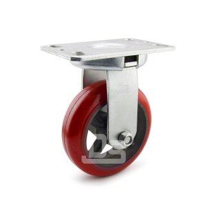 DS93 Series Rubber Block Shock Absorbing Rigid Caster
