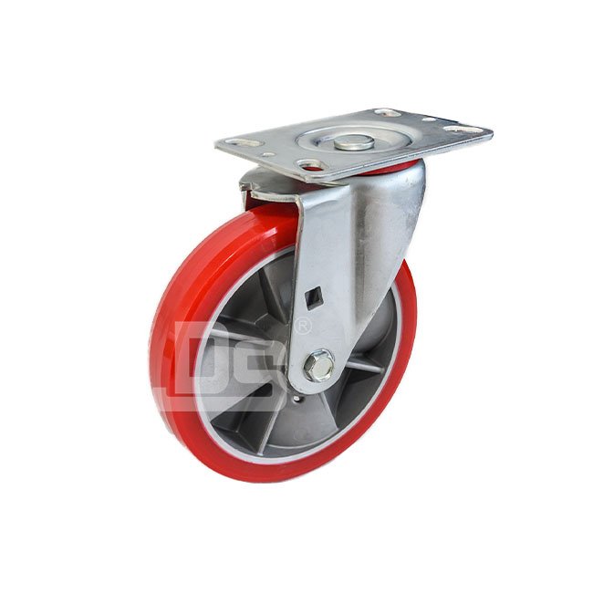 TQ40 Series Aluminum Core Polyurethane Tread Swivel Caster 